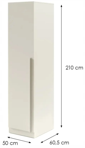 Szafa-jednodrzwiowa-waska-slupek-50-cm-BRAGA-05-kaszmir-Stan-opakowania-oryginalne.jpg
