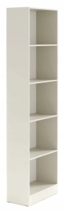 Regał otwarty wąski 58 cm, słupek BRAGA 06 - kaszmir