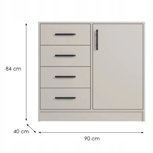 Komoda-mala-SMART-90-cm-do-salonu-1-drzwiowa-4-szuflady-kaszmir-Stan-opakowania-oryginalne.jpg