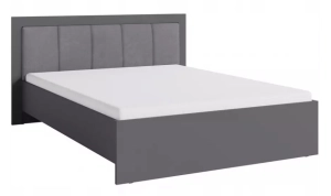 Łóżko 160x200 cm ze stelażem SMART 6 - antracyt