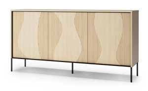 Komoda do salonu, jadalni 167 cm z oświetleniem LED - FLOW FW-03