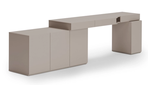 Zestaw mebli młodzieżowych biurko z kontenerkiem i komodą - WOOW SET-06L