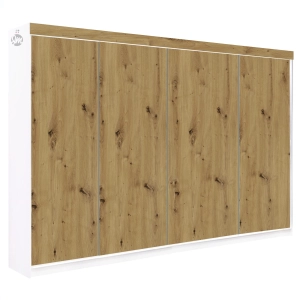 szafa przesuwna na wymiar wysokość do 278 cm, szerokość  do 500 cm, dąb wotan - oferta indywidualna 