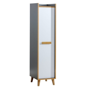Zamykany regał WERSO 02 do pokoju dziennego 47 cm