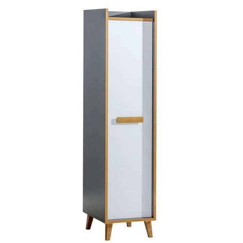 Zamykany regał WERSO 02 do pokoju dziennego 47 cm
