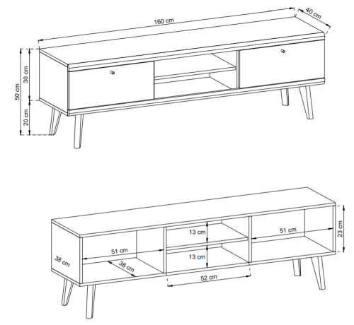 Szafka RTV PRTV160 wymiary.PNG