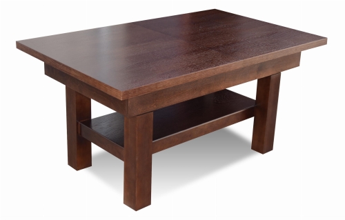 Ławo-stół rozkładany SR37 fornir 80x130/170 cm do salonu i jadalni