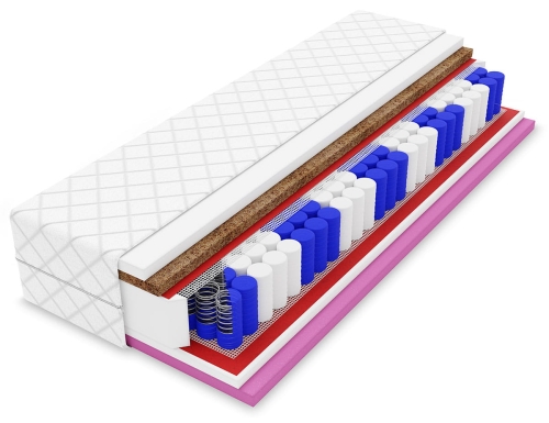Materac ENZO pocket+kokos/visco H4/H2 180x200cm