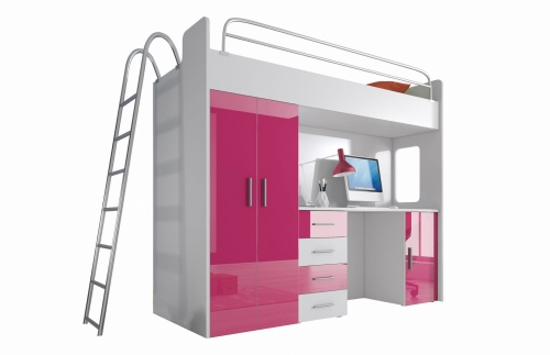 BIAŁY / RÓŻOWY POŁYSK