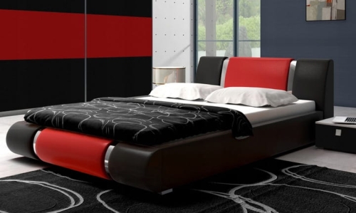 Łóżko tapicerowane ENZO PREMIUM o rozmiarze 180x200 cm