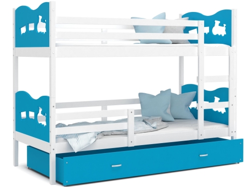 Łóżko piętrowe MAX 160x80 dwuosobowe