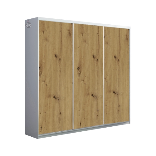 BIMAK 3 Drzwi, korpus biały mat, drzwi dąb artisan.jpg