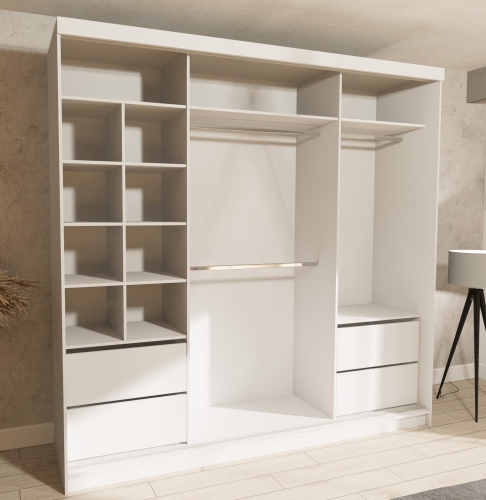 mini PARIS 250 miniatura otwarta szafa z szufladami.jpg