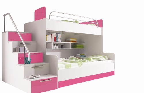 BIAŁY / RÓŻOWY POŁYSK