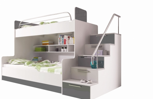 BIAŁY / SZARY POŁYSK