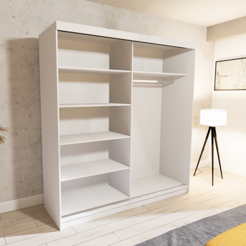 Szafa Otwarta na Wymiar z Korpusem – Garderoba Modułowa