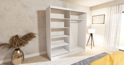 Szafa Otwarta na Wymiar z Korpusem – Garderoba Modułowa