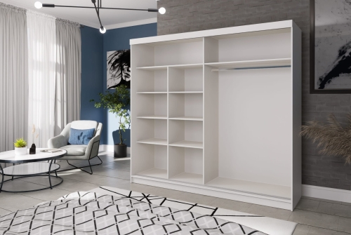 Szafa Otwarta na Wymiar z Korpusem – Garderoba Modułowa