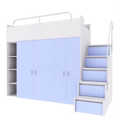 KIKI2 90x200 MAX ze schodkami  jasnoniebieski mat (2).jpg