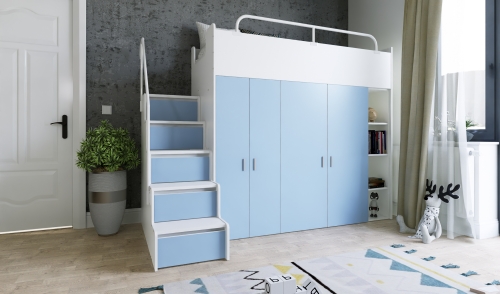 KIKI2 90x200 MAX ze schodkami  jasnoniebieski mat (1).jpg