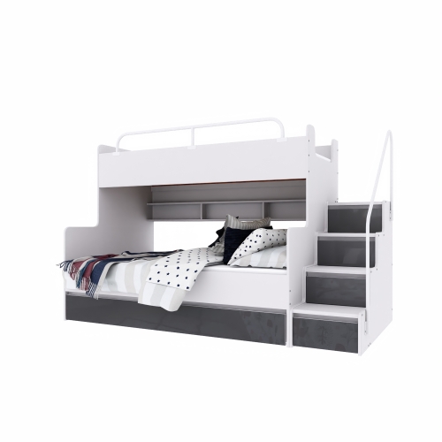 ŁÓŻKO PIĘTROWE KIKI 3 PODWÓJNE SPANIE SZARY POŁSK (2).jpg