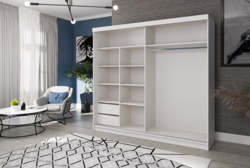 Szafa Otwarta na Wymiar z Korpusem – Garderoba Modułowa
