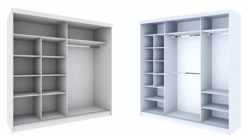 Szafa Otwarta na Wymiar z Korpusem – Garderoba Modułowa