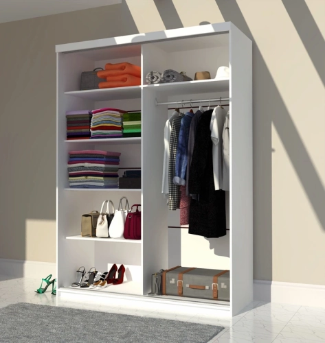 Szafa Otwarta na Wymiar z Korpusem – Garderoba Modułowa