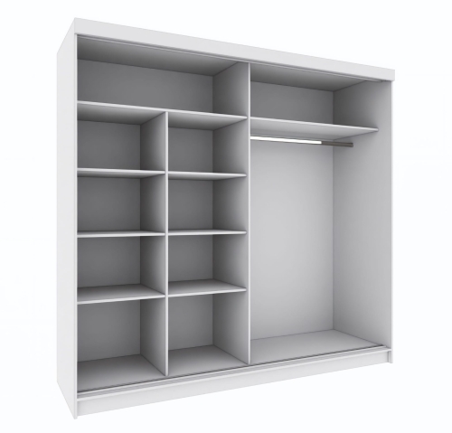 Szafa Otwarta na Wymiar z Korpusem – Garderoba Modułowa