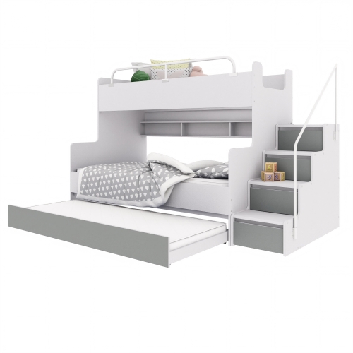 Łóżko piętrowe KIKI3 MAX różne kolory matowe, GRAFITOWY MAT (2).jpg