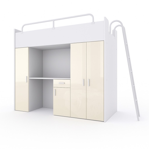 łóżko pietrowe KIKI5 z drabinką 80x190 rózne kolory POŁYSK (2).jpg