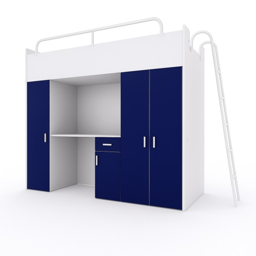 łóżko piętrowe KIKI5 z drabinką różne kolory  (5).jpg