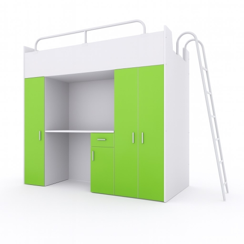 łóżko piętrowe KIKI5 z drabinką różne kolory  (6).jpg