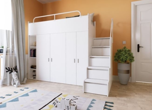 KIKI2 90x200 MAX ze schodkami biały mat  (5)1.JPG