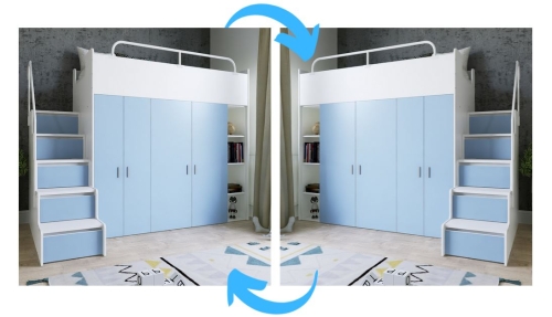 KIKI2 90x200 MAX ze schodkami  jasnoniebieski mat strona.JPG